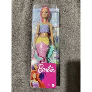 Mattel Barbie Doll Dreamtopia Mermaid Pink Hair New in Box